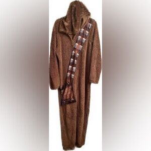 Star Wars Chewbacca Onesie one piece hooded onion suit XL Halloween costume